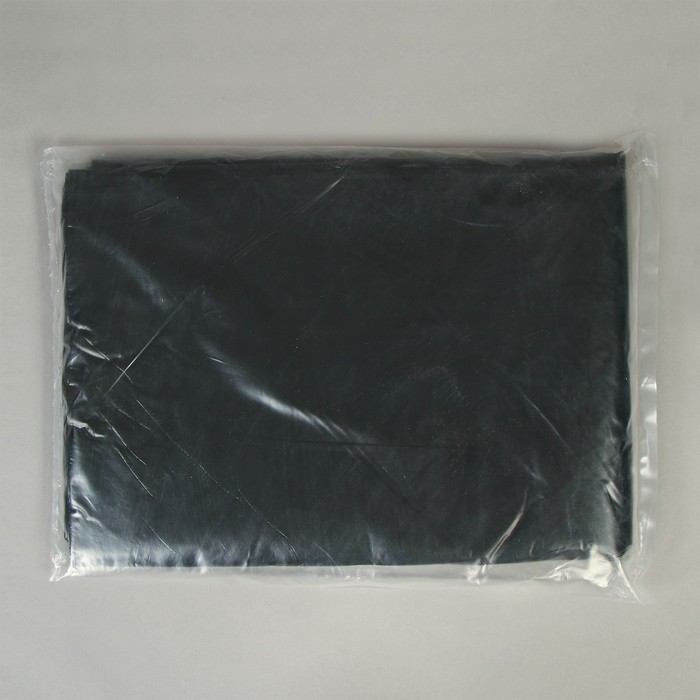 Укрывной материал пленка п/э 3м*10м 60мкм черная 2С рукав