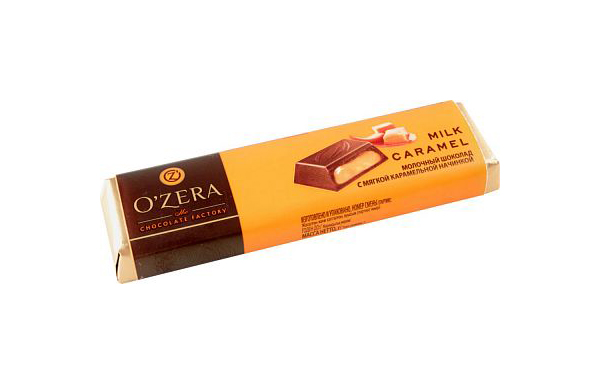 Батончик OZera шоколадный Milk Caramel 50г